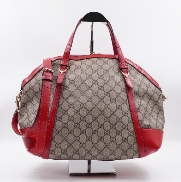 BT58 ❣️ Gucci GG Supreme Monogram Nice Dome Bag - Picture 1 of 14
